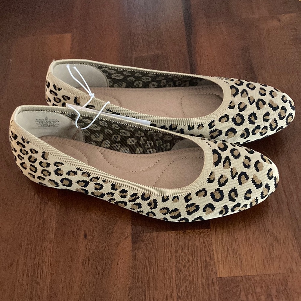 Leopard Print Flats
